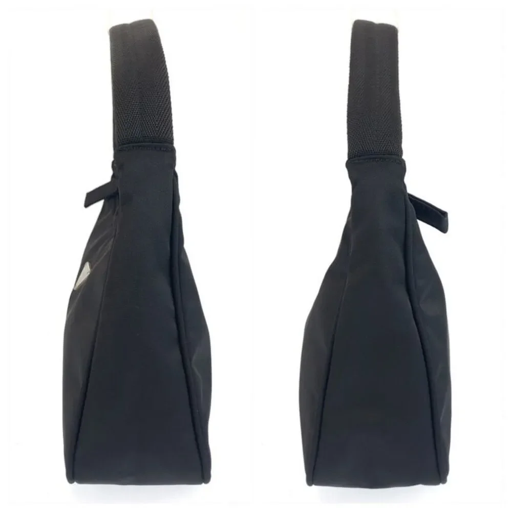 Prada Tessuto Triangle Logo Pouch